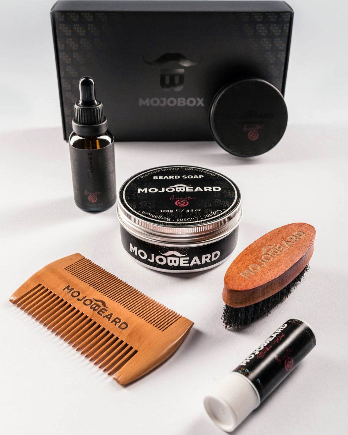 Six Pack Beard & Stache Combo - Mojo Beard