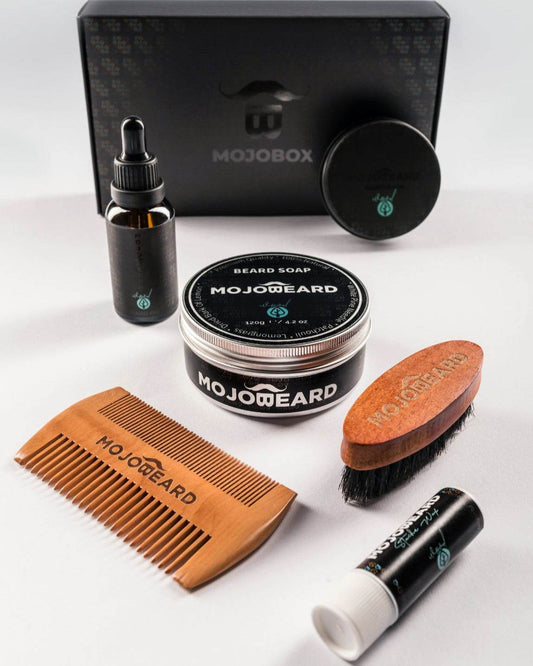 Six Pack Beard & Stache Combo - Mojo Beard