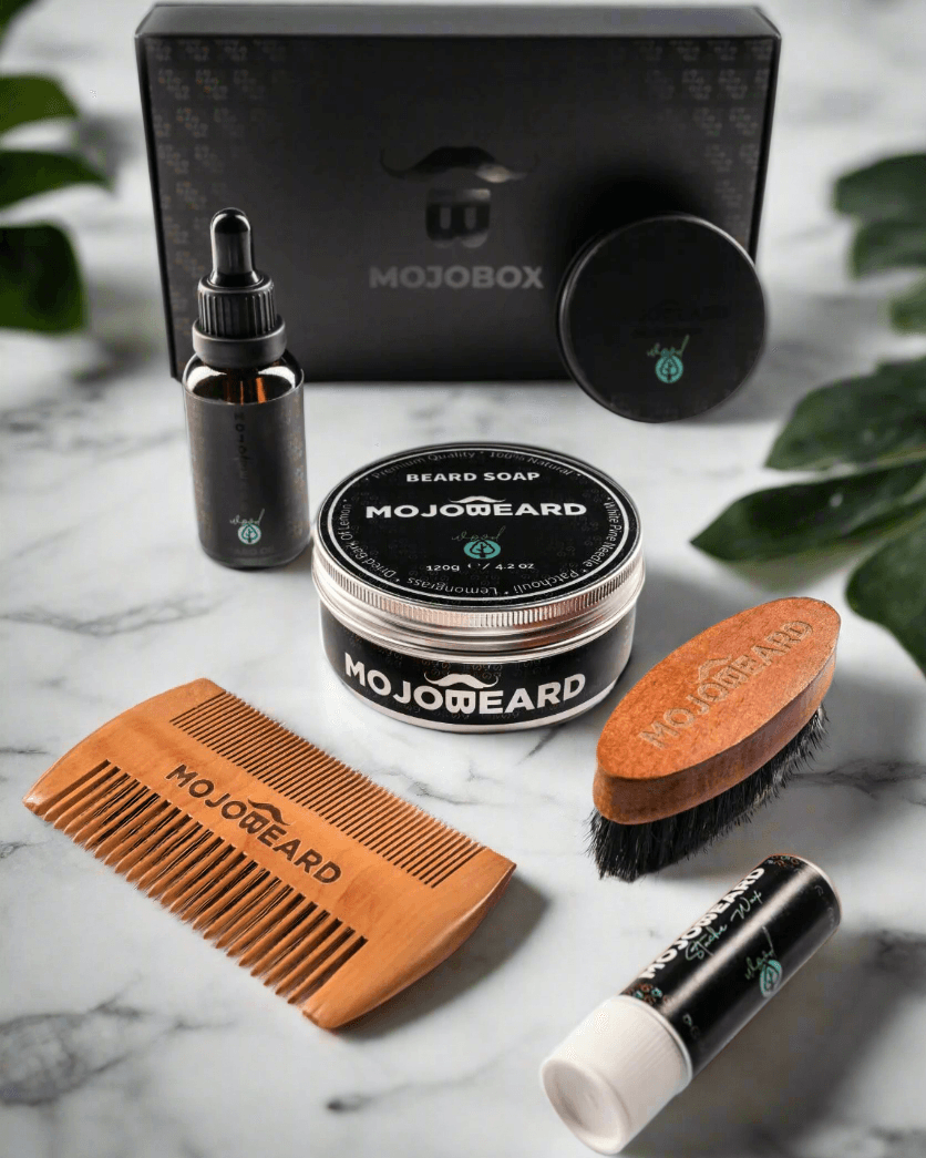 Six Pack Beard & Stache Combo - Mojo Beard
