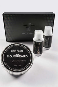 Mojo Beard Hair Care Travel Set Paste Spice