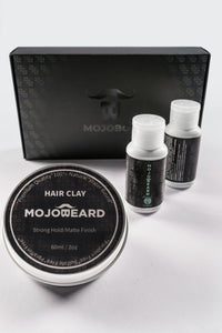 MOJO Hair Care Travel Set Clay- Wood