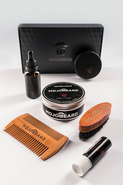MOJO Six Pack Beard & Stache Combo Lounge