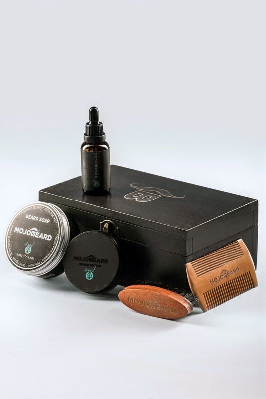 MojoBeardLuxurySetWood